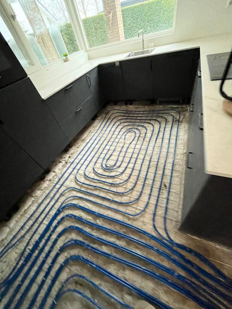Vloerverwarming in keuken